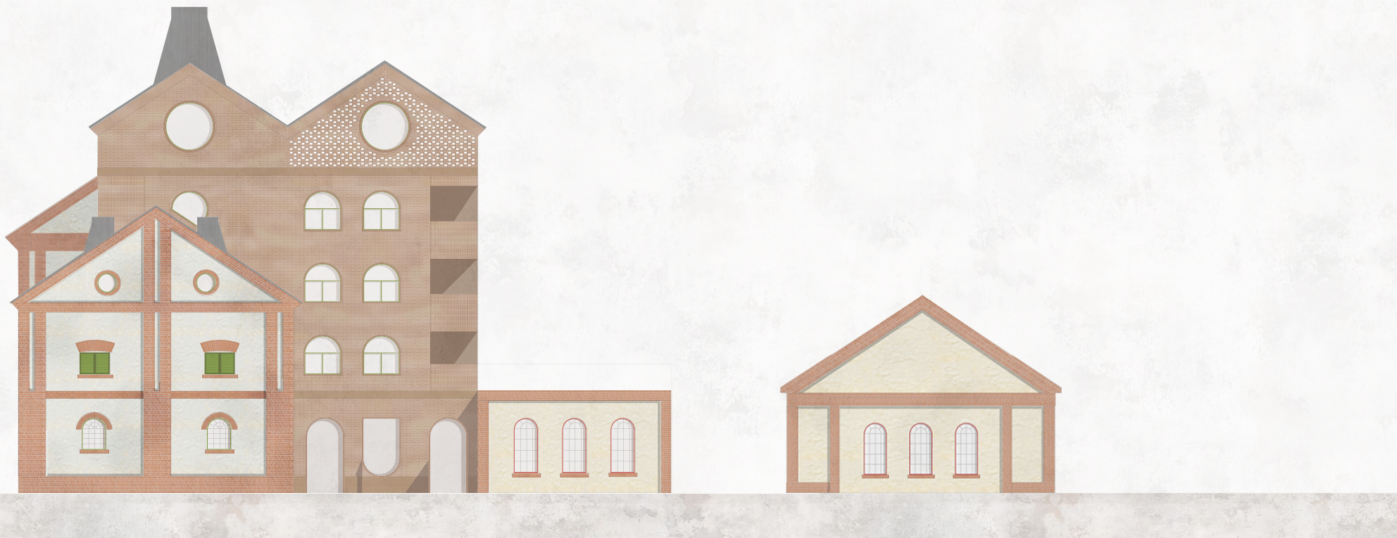 Ansicht Entwurf in der Hofanlage ,,Zukunftshof’’_Seite_01